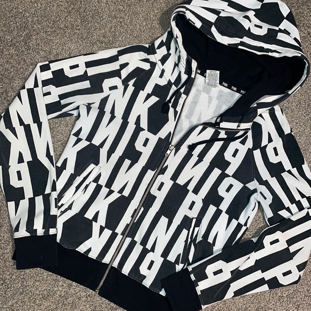 VS PINK zip up hoodie❣️